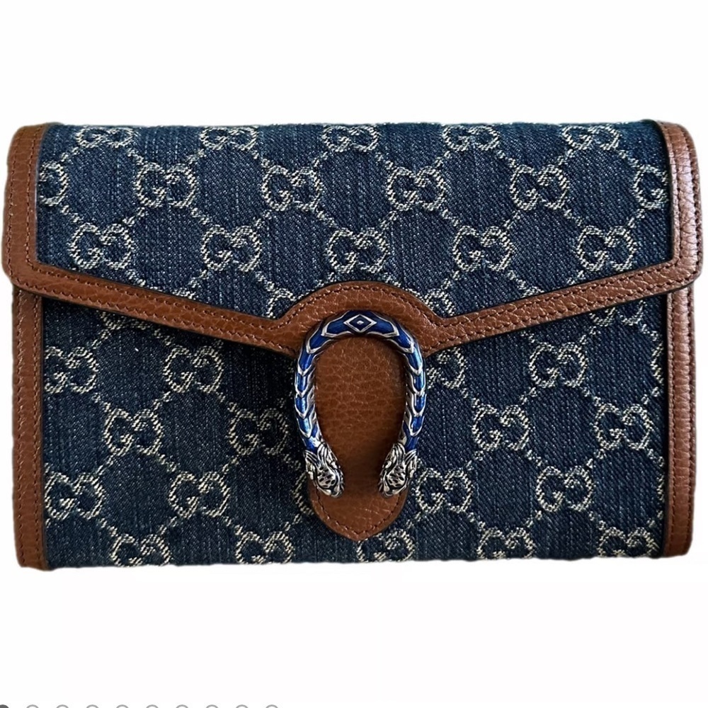 Gucci DIONYSUS CHAIN WALLET CROSSBODY BAG